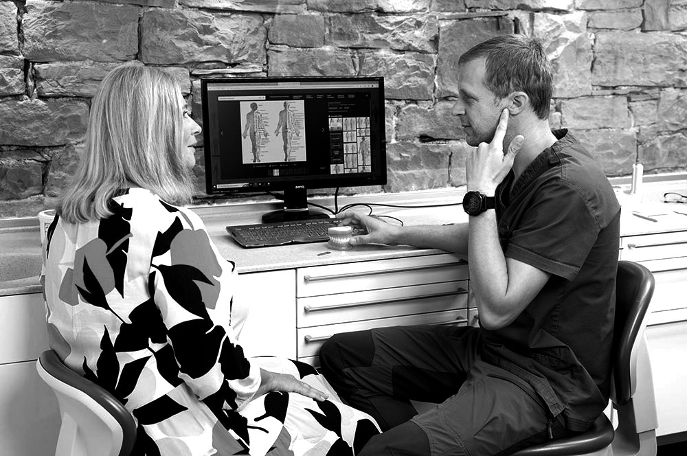 Patientin wird behandelt
